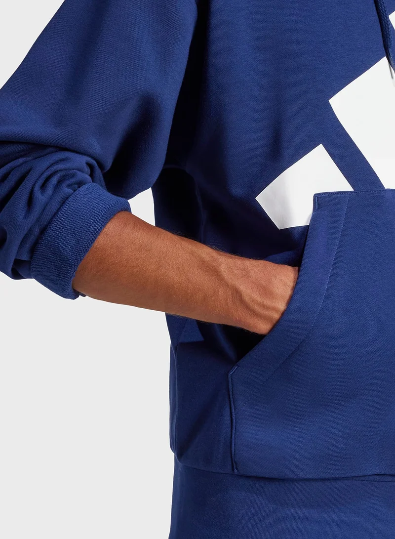 adidas Originals essentials big logo french terry men hooded sweatshirt