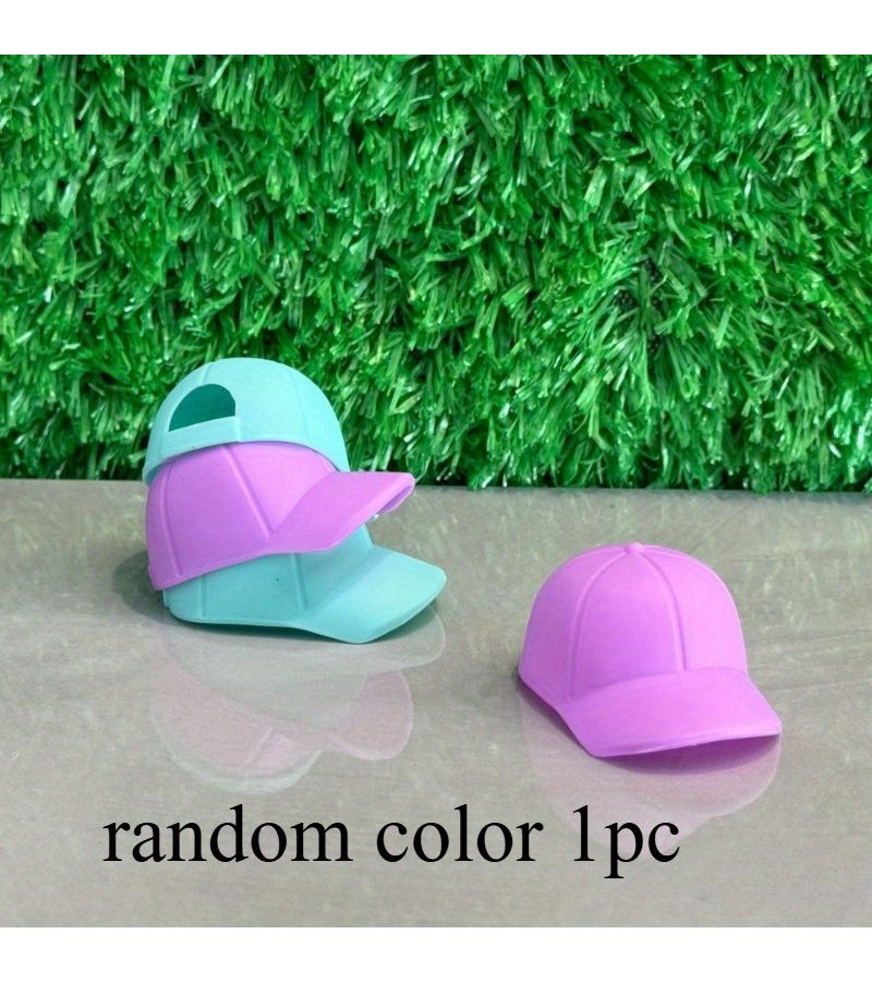 Random Color Baseball Cap And Sun Hat For Dollhouse Play Accessories - Image 1