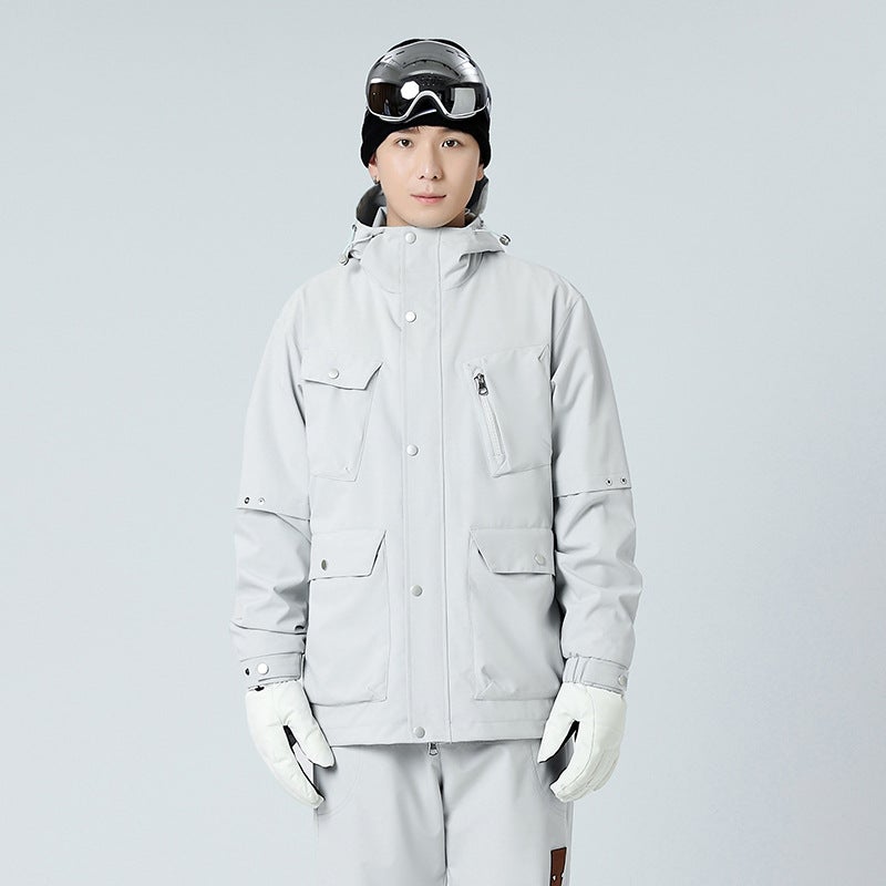 Charge Clothing Detachable Two-Piece Set Of Olympic Grain Velvet Liner For Men And Women Couples Olympic Grain Velvet Warm Down Jacket Three - Image 3