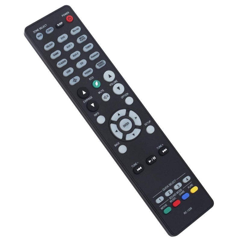 ZdalaMit RC-1228 Replace Remote Applicable for Denon AV Receiver AVR-X2400H AVR-S730H AVR-S930H AVR-X3400H AVR-S950H AVR-S920W AVR-X2300W AVR-X1300W AVR-X3200W AVR-X2200W AVR-S910W AVR-X5200W AVR-X3300W - Image 5