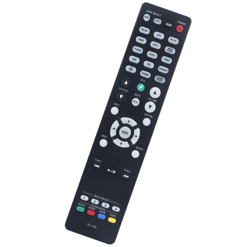 ZdalaMit RC-1228 Replace Remote Applicable for Denon AV Receiver AVR-X2400H AVR-S730H AVR-S930H AVR-X3400H AVR-S950H AVR-S920W AVR-X2300W AVR-X1300W AVR-X3200W AVR-X2200W AVR-S910W AVR-X5200W AVR-X3300W - Image 2