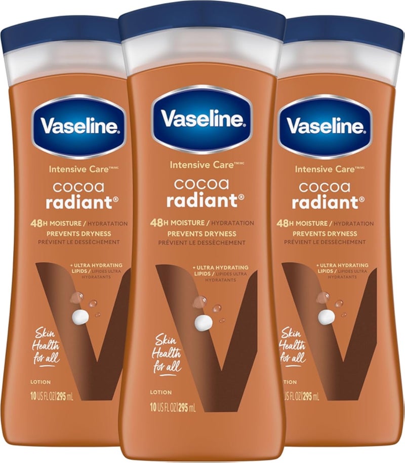 Vaseline Intensive Care Cocoa Glow Body Lotion with Pure Cocoa and Shea Butter - 400 ml