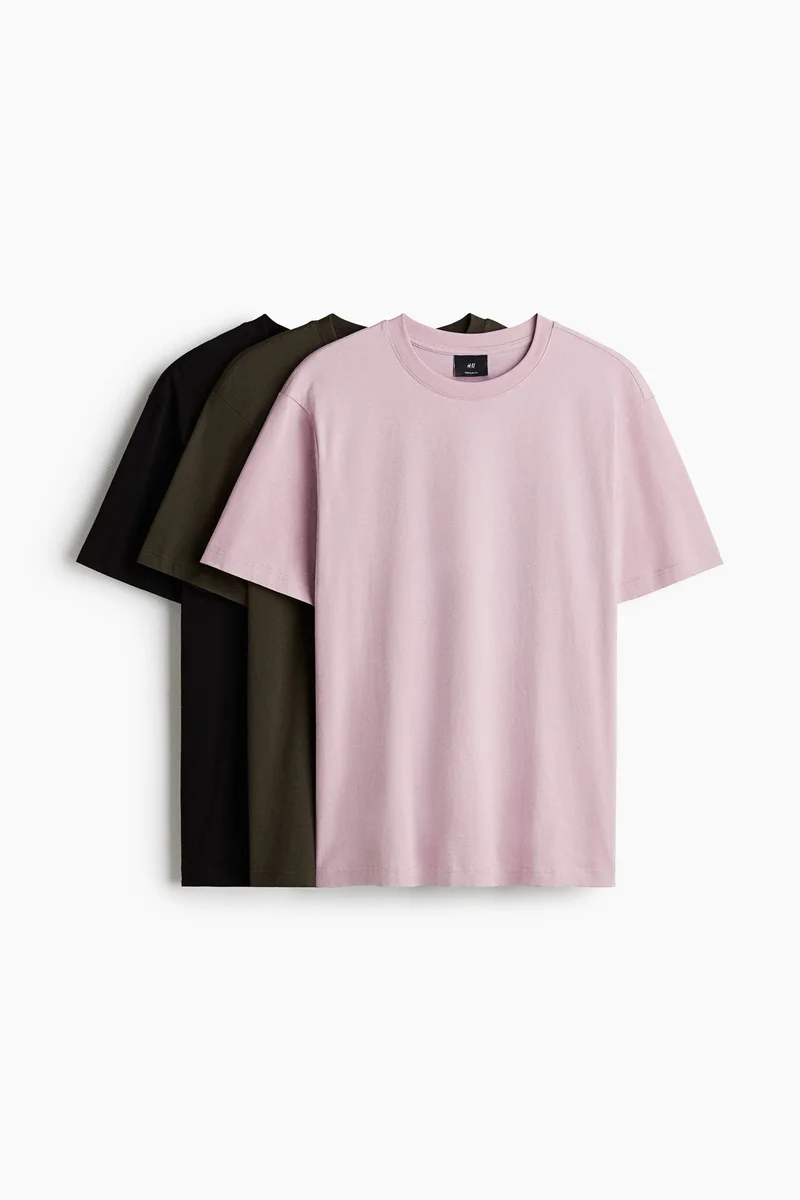 H&M 3-pack Regular Fit T-shirts