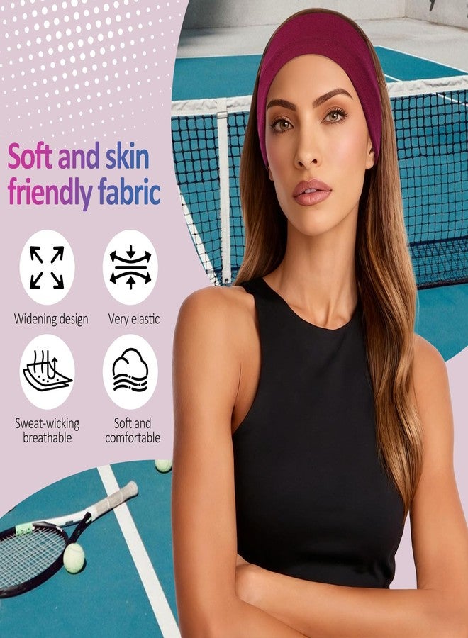 AWAYTR Women's Headbands, 6 Pack Soft Elastic Non Slip Hair Bands, Head Band for Women Daily Use (Coffees) - Image 5