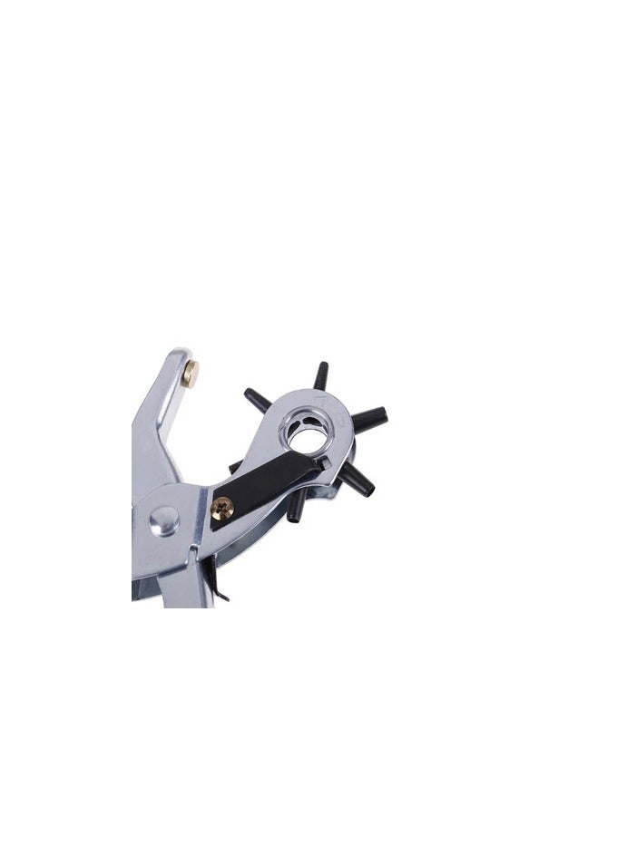 Leather Belt Hole Punch Plier Red/Silver  - Image 3