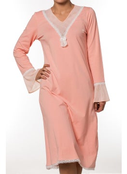 DoReMi Long Sleeved Combed Cotton Nightgown  - Image 1