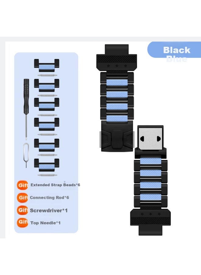 Xuanyi, Xiaotiancai Watch Strap Z10/z9/z8a, سوار ساعة هاتف للأطفال، إغلاق مغناطيسي، Z7s/z6p/z6s/z6/z6a/d3s/n3/q2a/d2/q1a/z5، أسود وأزرق - Image 2
