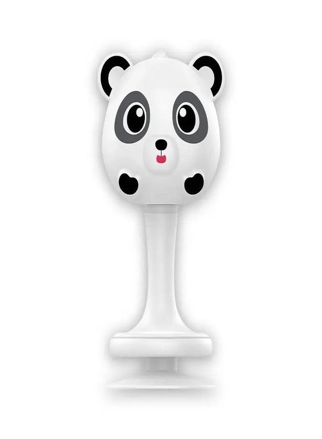 Rabbonix Baby Animal Themed Rattle & Teether Toy Aged 0+ Months | Pack of 02 | Panda Shape - Image 1