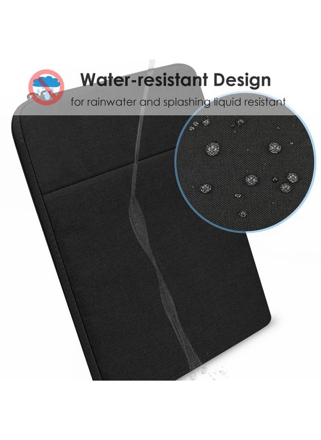 ProElife ProElife 13-Inch Laptop Sleeve Case for 2024-2022 MacBook Air 13.6 inch with Apple M3 M2 Chip & 2022 MacBook Pro 13.3 inch M2 Chip Accessory Traveling Carrying Canvas Bag Cover Simple Case (Black)  - Image 5