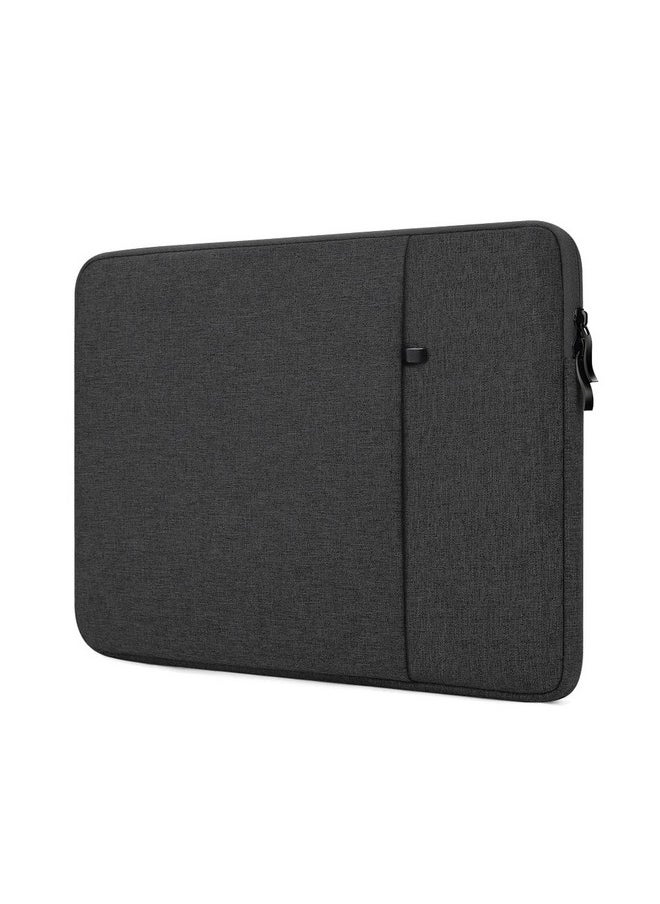 ProElife ProElife 13-Inch Laptop Sleeve Case for 2024-2022 MacBook Air 13.6 inch with Apple M3 M2 Chip & 2022 MacBook Pro 13.3 inch M2 Chip Accessory Traveling Carrying Canvas Bag Cover Simple Case (Black)  - Image 1