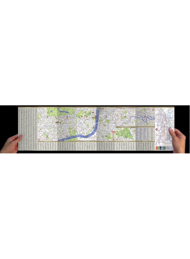 VanDam, Inc. StreetSmart (R) London Map by VanDam: City Center Street Map of London, England - Image 3