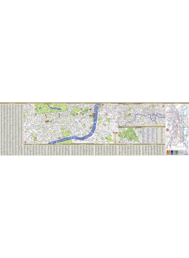 VanDam, Inc. StreetSmart (R) London Map by VanDam: City Center Street Map of London, England - Image 4