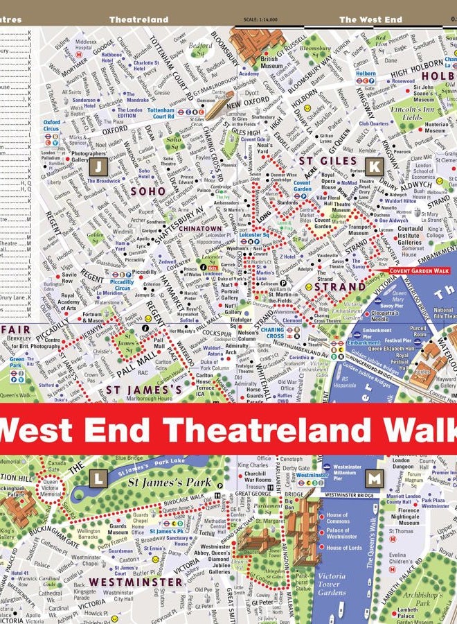 VanDam, Inc. StreetSmart (R) London Map by VanDam: City Center Street Map of London, England - Image 5