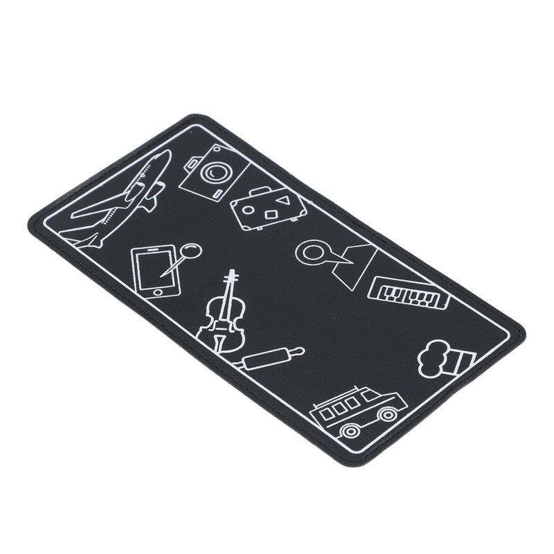 Flexible Portable Airplane Phone Holder Tablet Travel Hands Free Black - Image 2