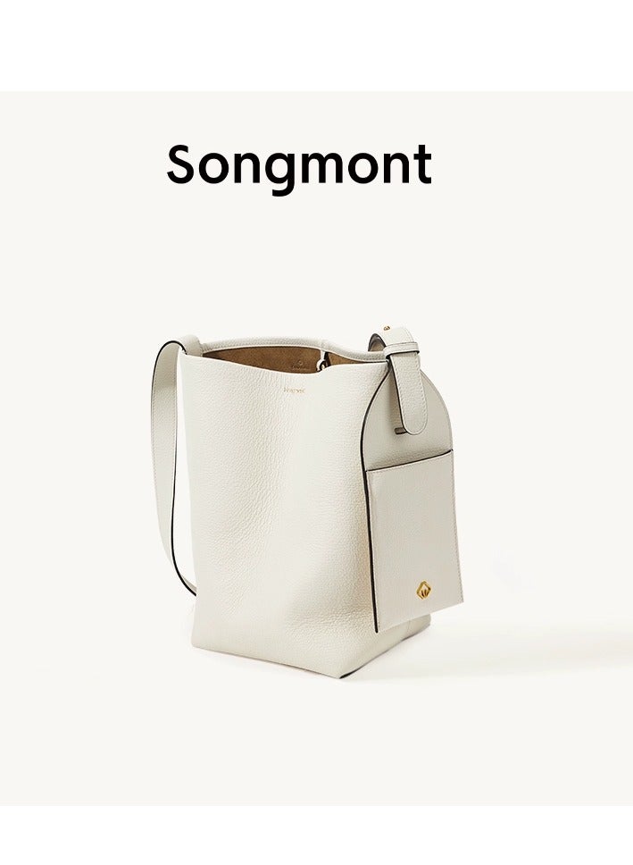 سونغمونت حقيبة دلو تيراكوتا متوسطة الحجم سعة كبيرة حقيبة دلو كتف كبيرة السعة - Image 1