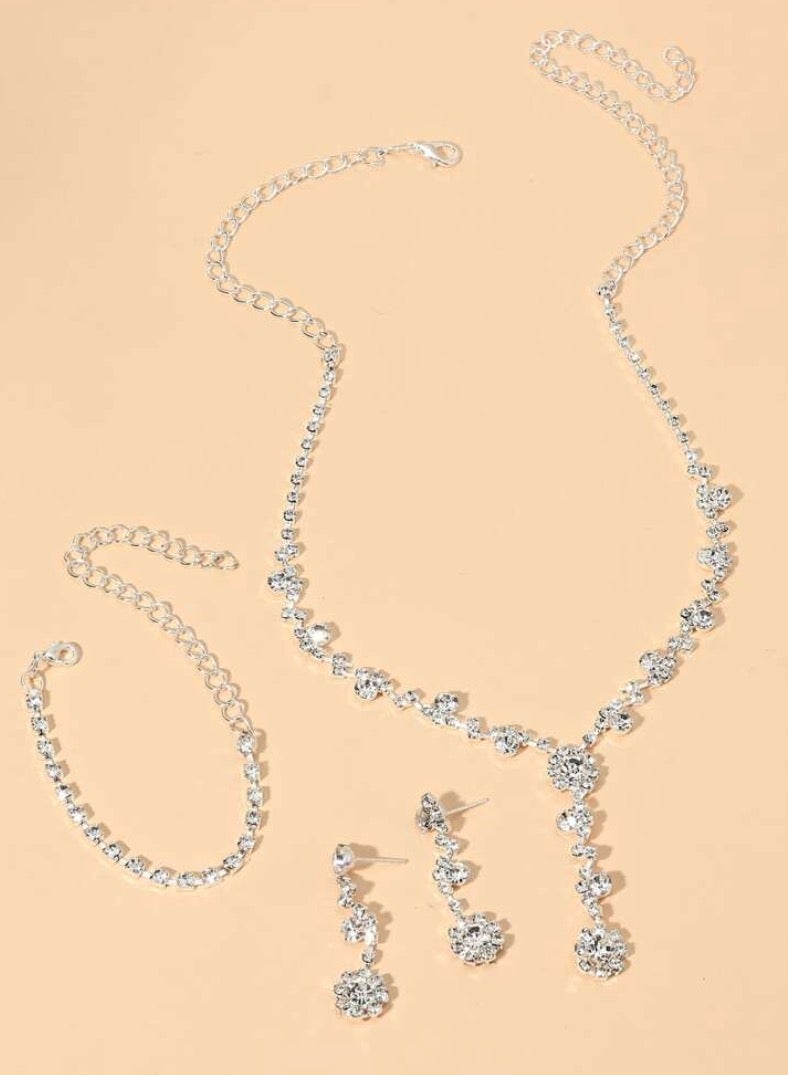 JewelryPalace Amazing Trendy Women's Zirconia Necklace And Earrings And Bracelet And Ring Jewellery Set - Image 3