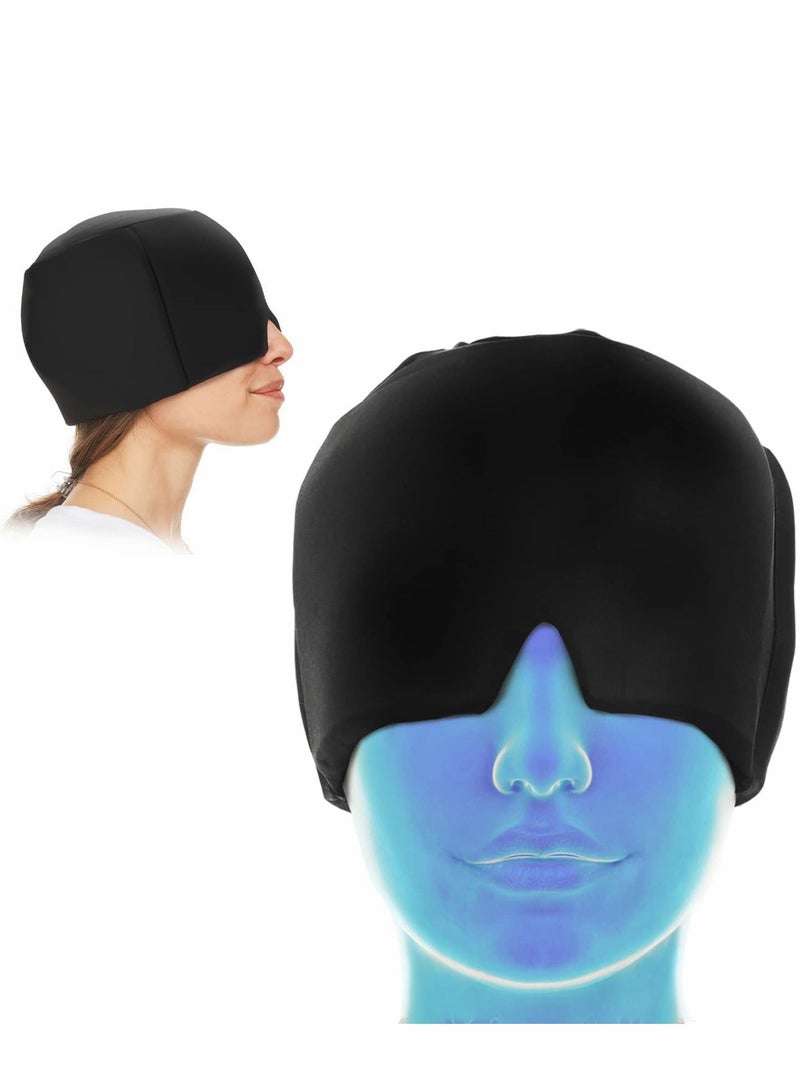 Y&D Ice Head Wrap Form Fitting Gel Headache Relief Hat Cold Therapy Mask - Image 1