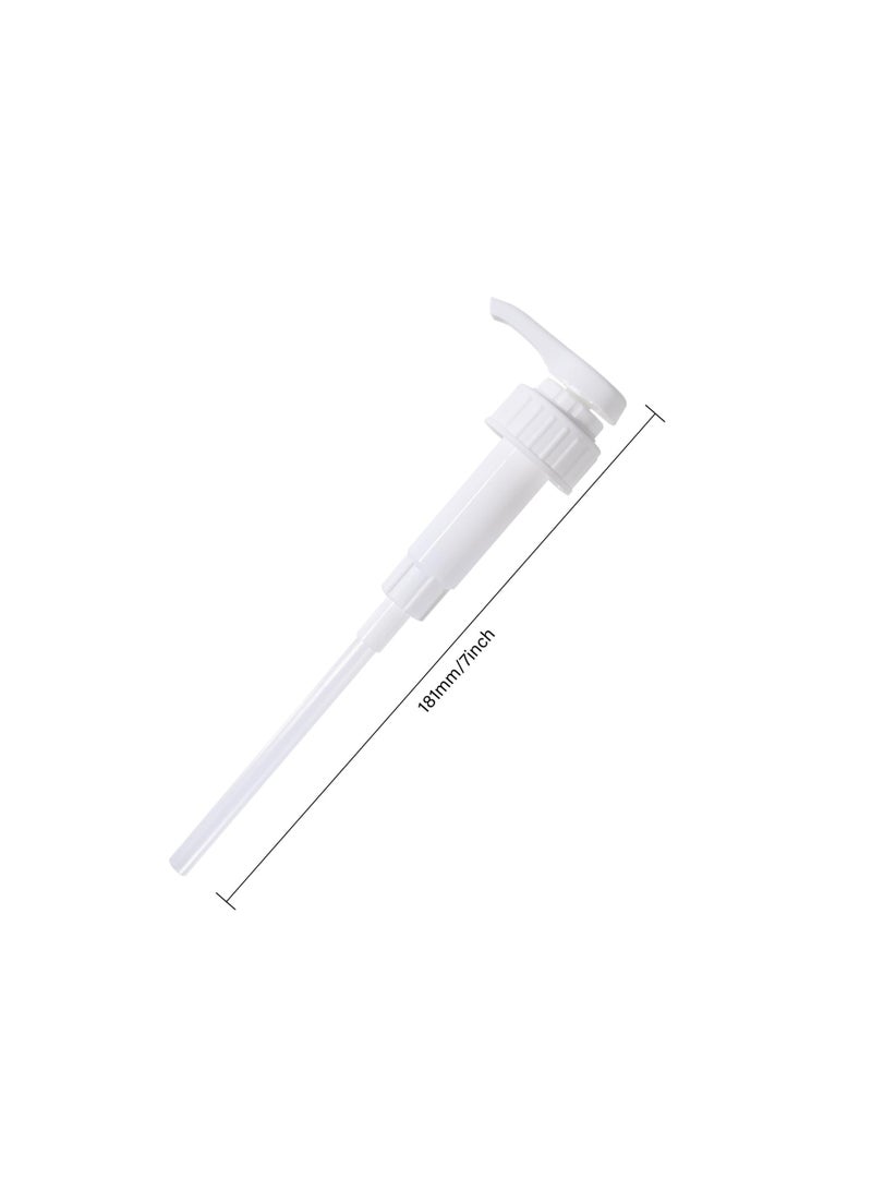 SOLARAE 6Pcs Dispensing Pumps 181mm/7 inch, Gallon Pump Dispenser, Syrup Pump Lid Top Dispenser Replacement, Heavy-Duty Leak, for Plastic or Glass Bottles Shampoo Laundry Detergent Liquid Water Oil - Image 2