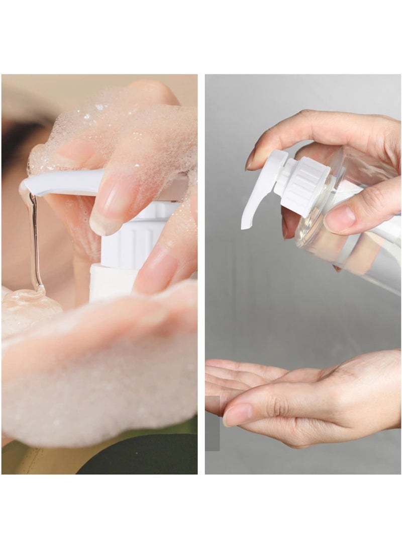 SOLARAE 6Pcs Dispensing Pumps 181mm/7 inch, Gallon Pump Dispenser, Syrup Pump Lid Top Dispenser Replacement, Heavy-Duty Leak, for Plastic or Glass Bottles Shampoo Laundry Detergent Liquid Water Oil - Image 4