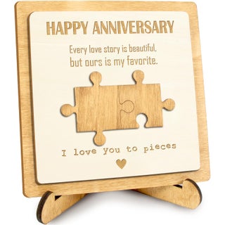 Unique Wedding Gifts  Anniversary Romantic Gift Ideas - Gifts for Boyfriend Girlfriend Husband Wife  Love Gifts for Him Her  I Love You to Pieces  Desk Plaque  Happy Anniversary Home Decorations. - pzsku/ZB60B5E89D7D8156F5AF6Z/45/1749717886/b136f7ae-1d85-4566-8e3a-cc58eddad974