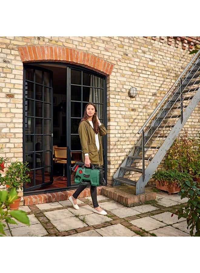 بوش مضخة غسل بالضغط 110 وات مع كل ملحقاتها من بوش، بتوصيل كهربائي ايزي اكواتاك 1300، موديل 06008A7F00 ضغط عالي 6136 - Image 5