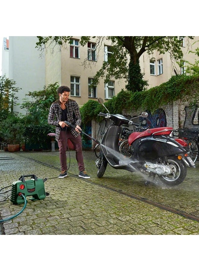 بوش مضخة غسل بالضغط 110 وات مع كل ملحقاتها من بوش، بتوصيل كهربائي ايزي اكواتاك 1300، موديل 06008A7F00 ضغط عالي 6136 - Image 4