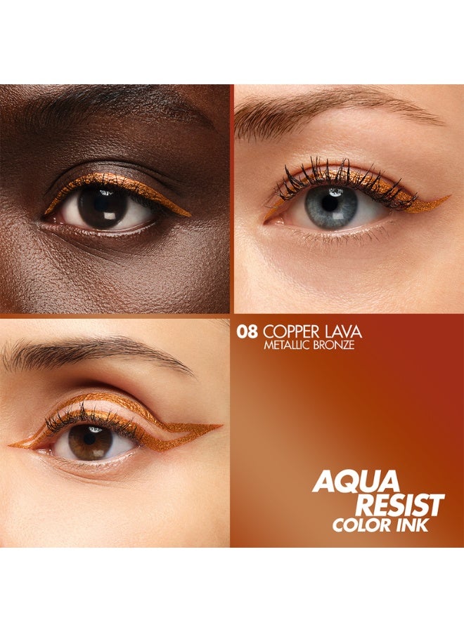 ميك اب فور ايفر حبر ملون أكوا ريزيست من ميك أب فور إيفر - نحاسي لافا - Image 3