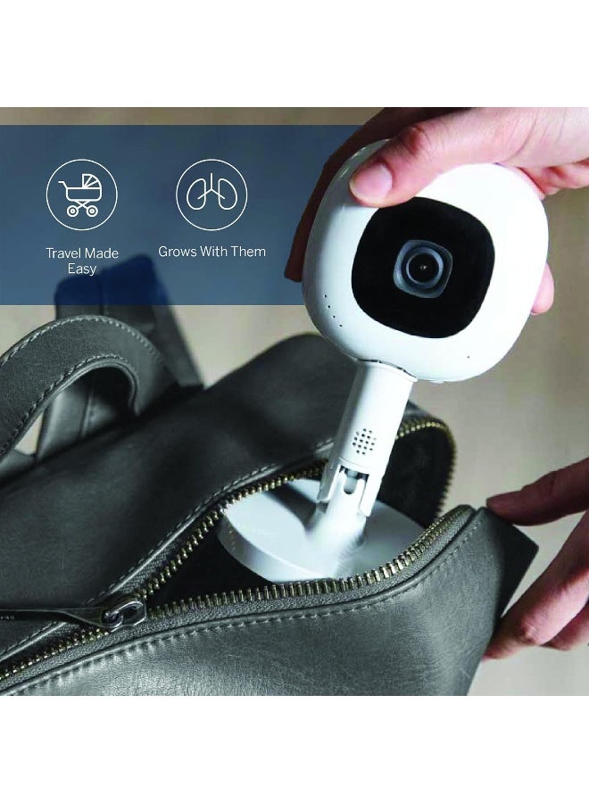 Nanit حامل نانيت فليكس المتعدد - ملحق مراقبة الأطفال للسفر؛ حامل محمول لمراقب نانيت برو - أبيض (الكاميرا غير مشمولة) - Image 5