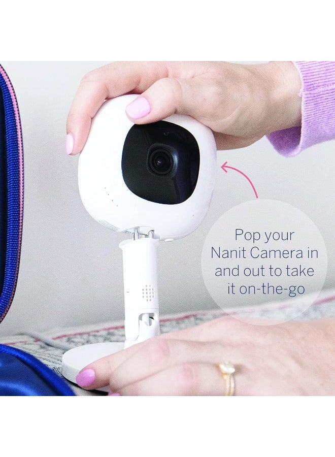 Nanit حامل نانيت فليكس المتعدد - ملحق مراقبة الأطفال للسفر؛ حامل محمول لمراقب نانيت برو - أبيض (الكاميرا غير مشمولة) - Image 3