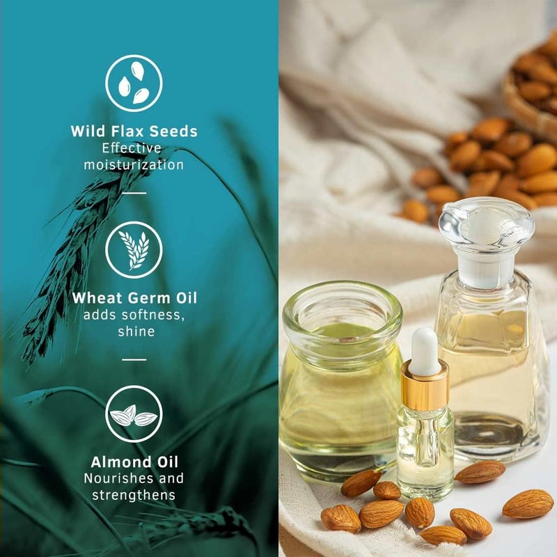 Ustraa Hair Cream for Men | Daily Use Styling & Nourishment Cream with Light Hold | Wheat Germ Oil, Wild Flax Seed & Almond Oil | Moisturises, Non-Sticky, Paraben & Sulphate Free – 100g - Image 4