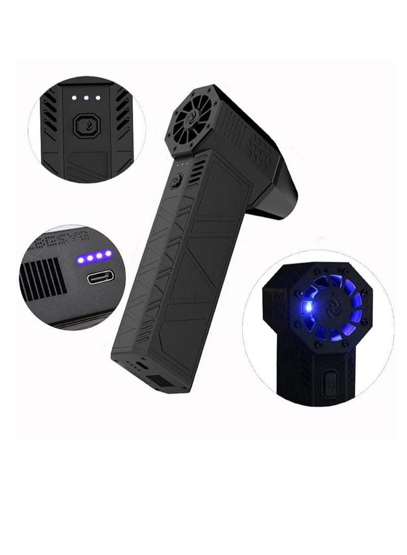 X3 Super Turbo Jet Fan Air Blower 130000RPM Turbo Violent Fan 52M/S 3000mah Wireless Turbo Fan