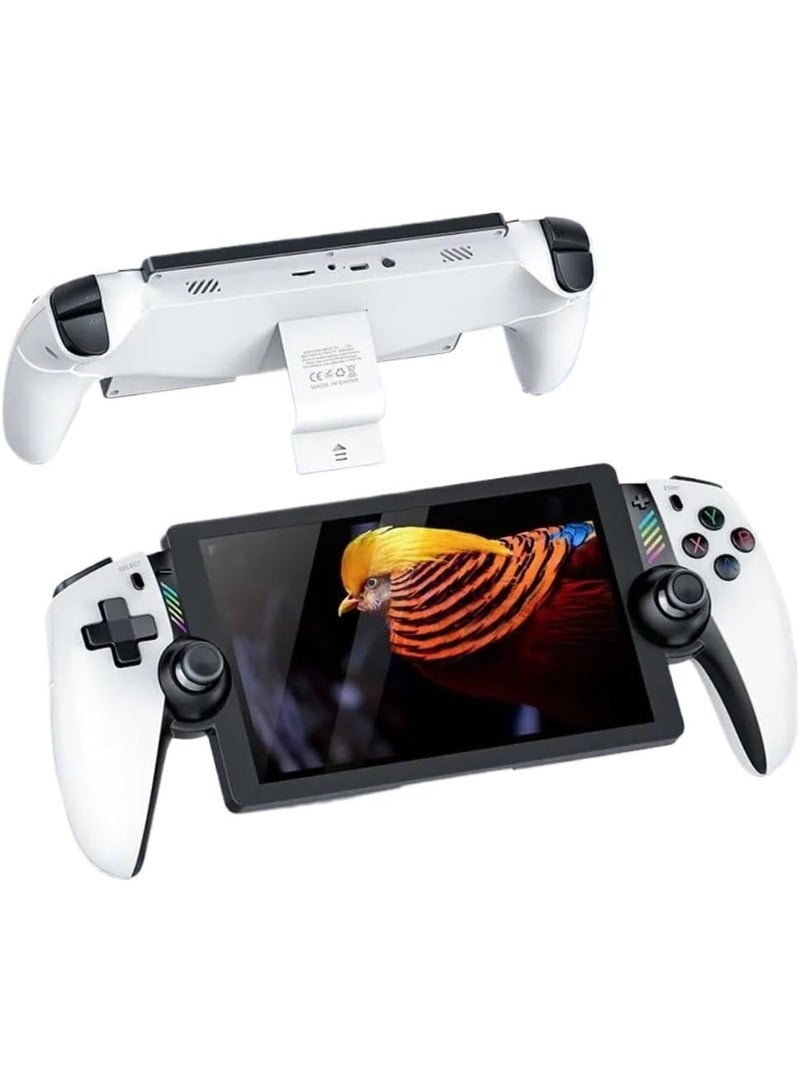M28 Handheld Game Console - 7.1-Inch IPS Portable Retro Gaming Console with Linux System, 4000mAh Rechargeable Battery, RGB Lighting, Kickstand & Multi-Platform Game Emulator - Image 1