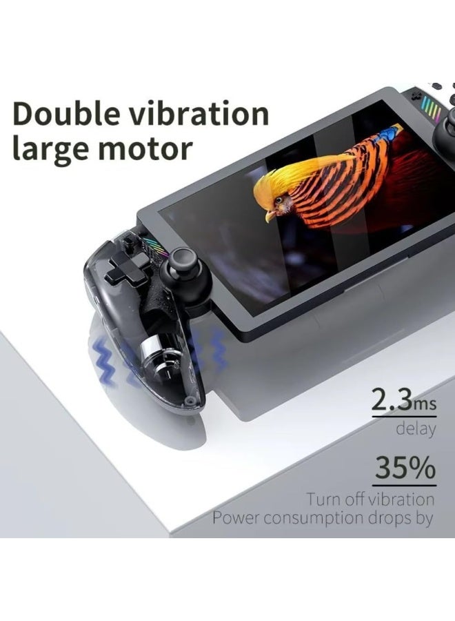 M28 Handheld Game Console - 7.1-Inch IPS Portable Retro Gaming Console with Linux System, 4000mAh Rechargeable Battery, RGB Lighting, Kickstand & Multi-Platform Game Emulator - Image 4