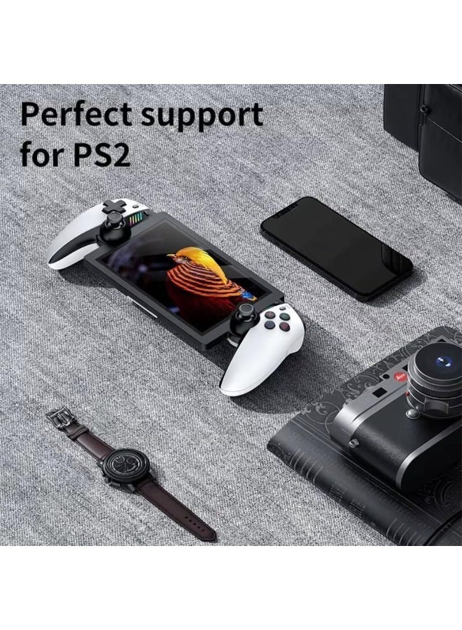 M28 Handheld Game Console - 7.1-Inch IPS Portable Retro Gaming Console with Linux System, 4000mAh Rechargeable Battery, RGB Lighting, Kickstand & Multi-Platform Game Emulator - Image 5