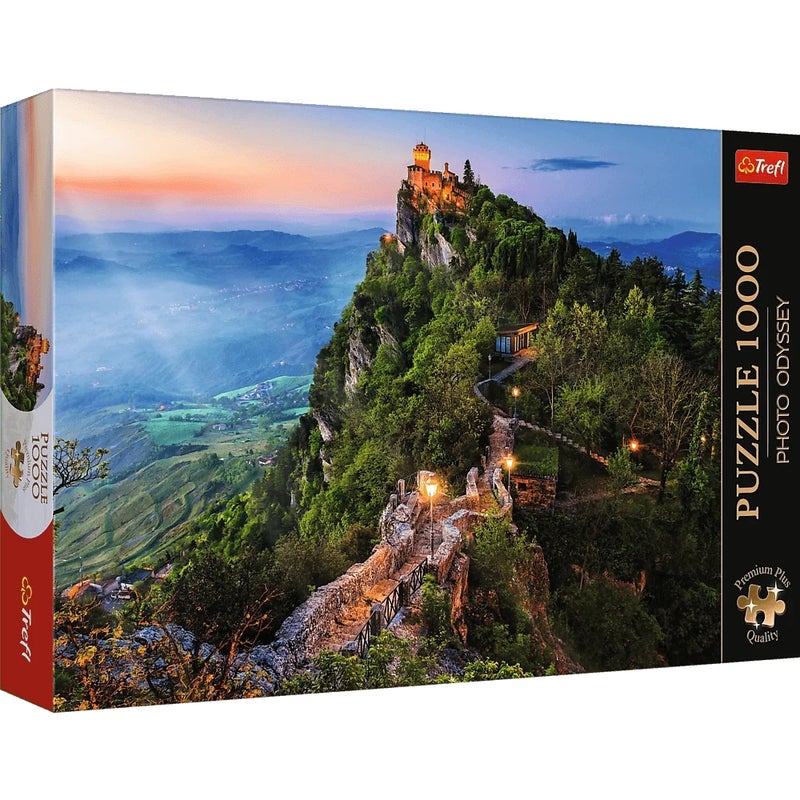 Trefl - Cesta Tower, San Marino Odyssey Puzzle 1000 Pieces - 10822 - Image 1