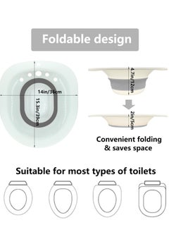 KCDMBUE Sitz Bath Attachment for Toilet Seat (Style 2)  - Image 5