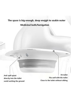 KCDMBUE Sitz Bath Attachment for Toilet Seat (Style 2)  - Image 3