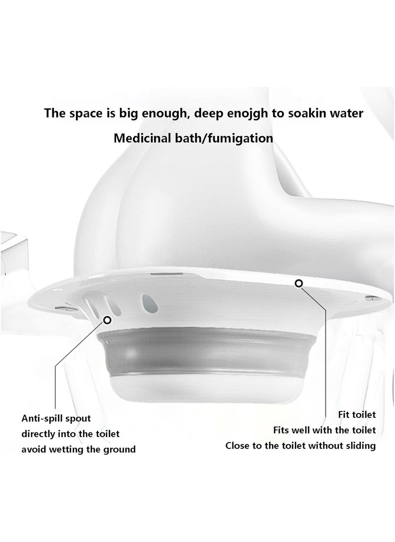 KCDMBUE Sitz Bath Attachment for Toilet Seat (Style 2)  - Image 3