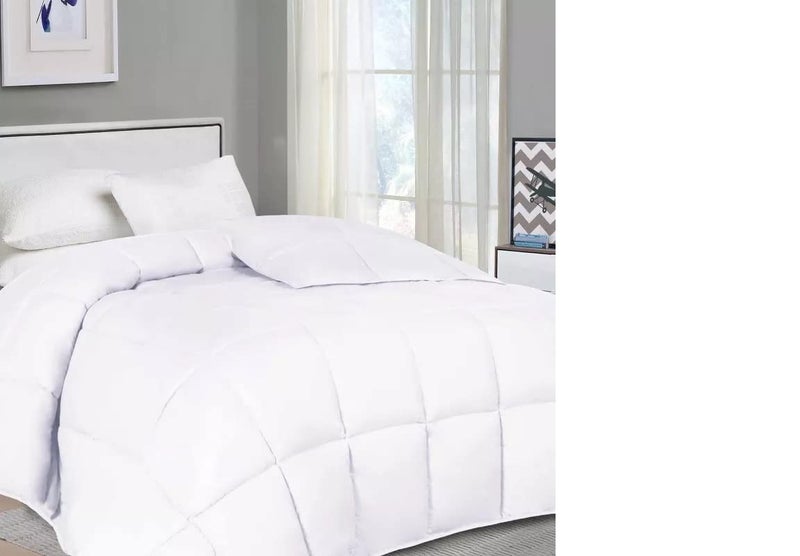 TIQH Conscious Series DownAlternative Quilted Reversible Comforter for All Seasion Double Bed - Image 1