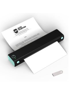 MOXOM M08F A4 Portable Thermal Printer, Supports 8.26"x11.69" A4 Thermal Paper, Wireless Mobile Travel Printers for Car & Office, Bluetooth Printer Compatible with Phone & Laptop  - Image 1