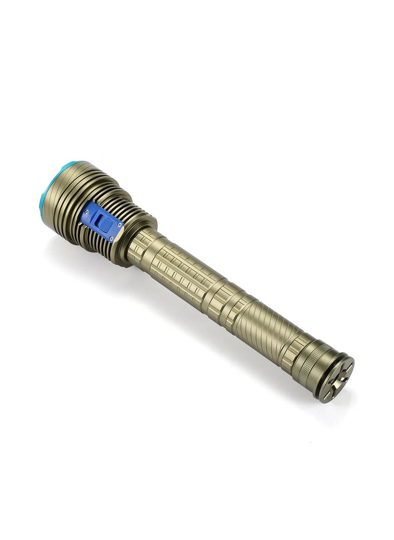EVEREEN Scuba Flashlight Professional Underwater Diving IPX68 Waterproof Torch 9 LED Light For Caving Snorkeling Spearfishing Lamp(White Light)  - Image 2