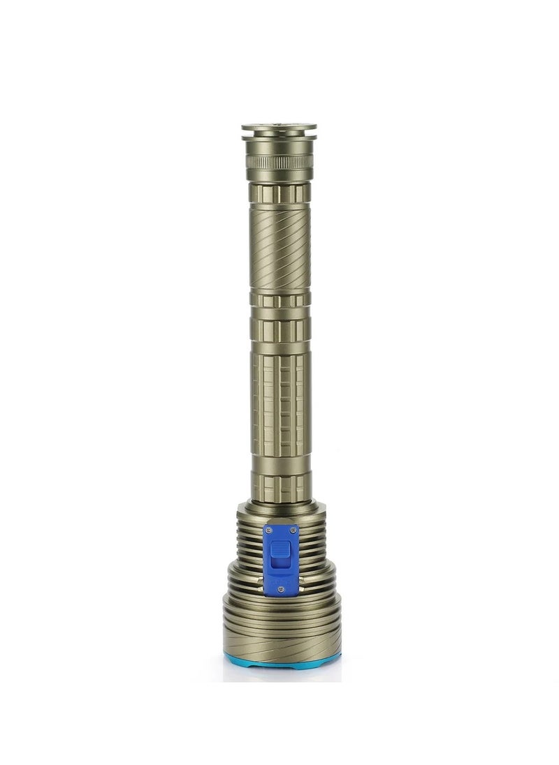 EVEREEN Scuba Flashlight Professional Underwater Diving IPX68 Waterproof Torch 9 LED Light For Caving Snorkeling Spearfishing Lamp(White Light)  - Image 4