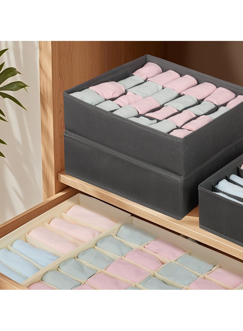 أربعة قطعة من الملابس الداخلية والجوارب الانتهاء من مربع تخزين المنسوجات المنزلية - Image 3