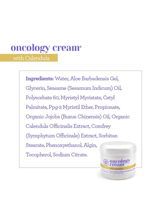 PhysAssist - Oncology Calendula Cream Face & Body Advanced Hydrating Cream For Men & Women After Radio Or Chemo. 4 Oz Jar. - Image 1
