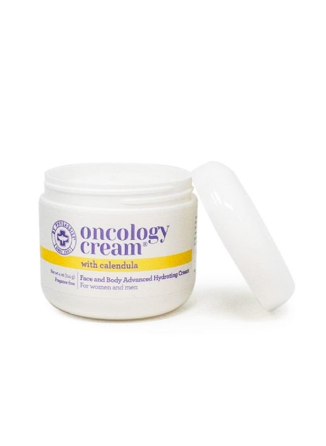 PhysAssist - Oncology Calendula Cream Face & Body Advanced Hydrating Cream For Men & Women After Radio Or Chemo. 4 Oz Jar. - Image 1