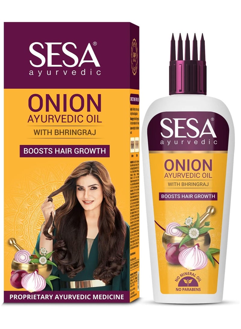 سيسا زيت شعر بصل أيورفيدي مع بهرينجراج 100 مل - Image 1