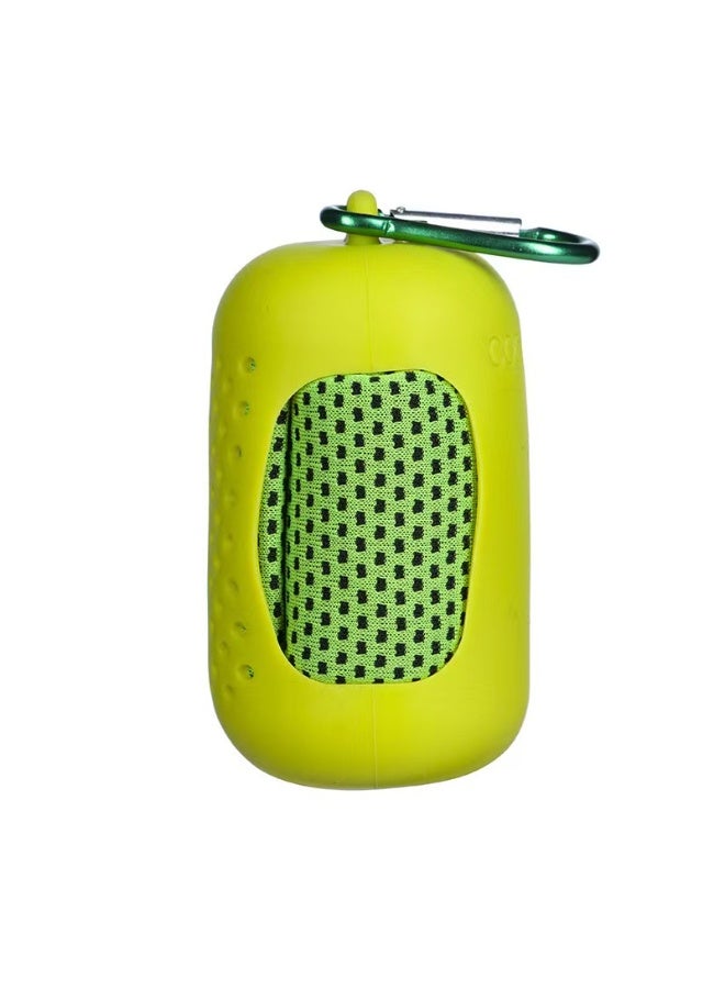 Creative Portable Quick-Dry Towel with Mini Silicone Case - Image 1