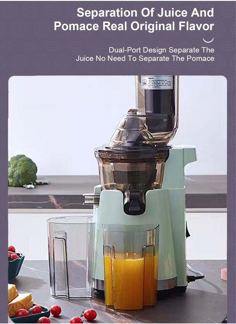 ET-LIFE - Slow Masticating Juicer, Slow juicer, Fruit/Vegetable Juicer, Cold Press Juicer with High Output - Image 1