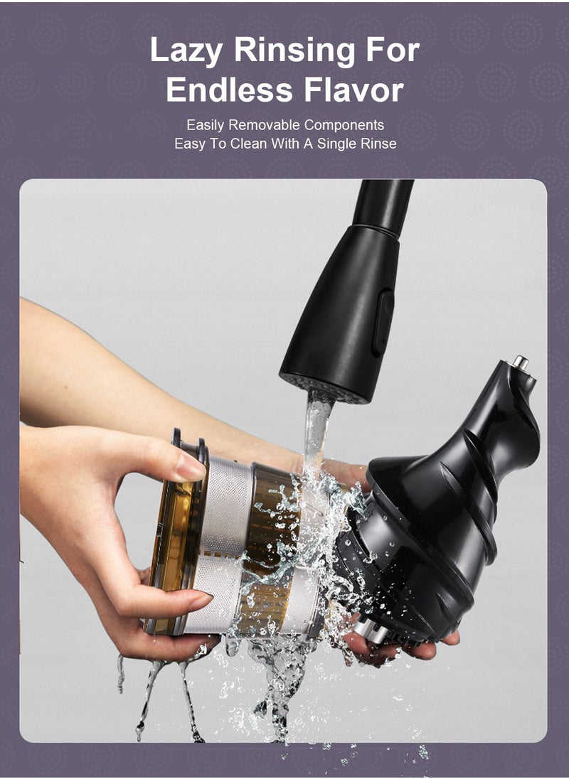 ET-LIFE - Slow Masticating Juicer, Slow juicer, Fruit/Vegetable Juicer, Cold Press Juicer with High Output - Image 1