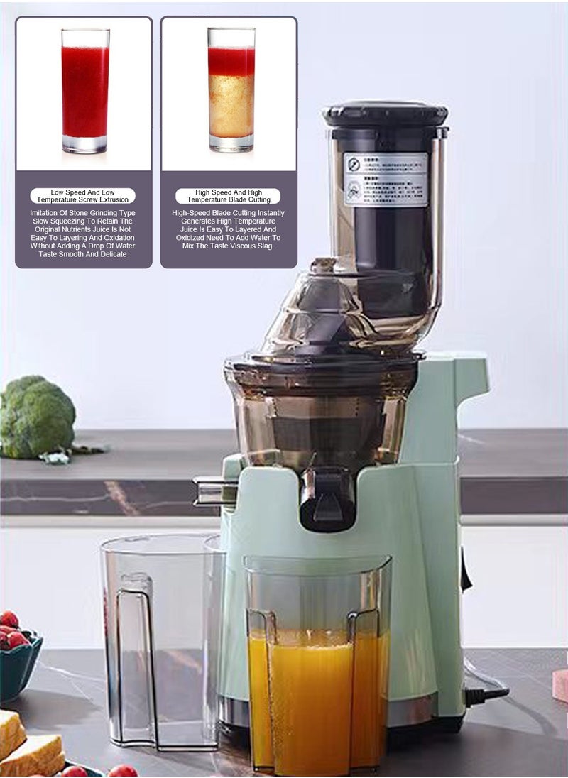 ET-LIFE - Slow Masticating Juicer, Slow juicer, Fruit/Vegetable Juicer, Cold Press Juicer with High Output - Image 1